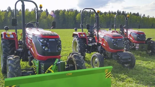 «Трактор Solis-Gold | Солис-Голд 50 4x4 12+12 Radial agri 250-85R20 / 340-85R28 (с ПСМ)» - фото 2