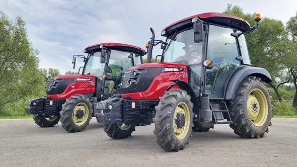 Трактор Solis-Gold | Солис-Голд 50С A/С 4x4 8+2 Radial agri 250-85R20 / 340-85R28 (с ПСМ) - видео 3