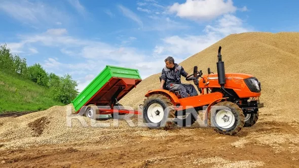 «Прицеп Kerland | Керланд П-2000/1 к мини-трактору (самосвальный)» - фото 2