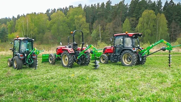 Земляной бур Flagman | Флагман M3A3 20/50 + (кардан 120см/6х6/усиленный/со шпонкой) - видео