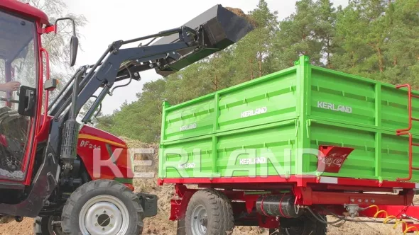 «Прицеп Kerland | Керланд П-3530 с ПСМ к трактору (самосвальный на три стороны)» - фото 6