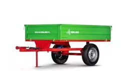 Прицеп Kerland | Керланд П-2000/1 к мини-трактору (самосвальный) - фото