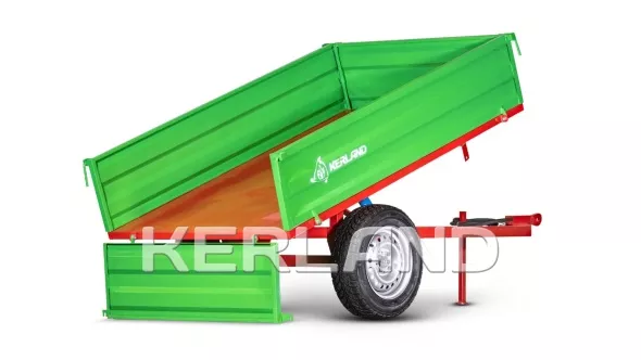 «Прицеп Kerland | Керланд П-2000/1 к мини-трактору (самосвальный)» - фото 8