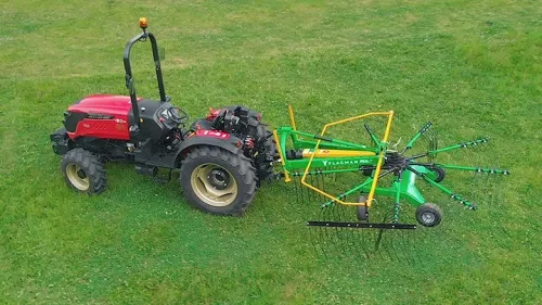 Обзор граблей-сеноворошилок роторных Flagman