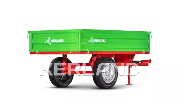 «Прицеп Kerland | Керланд П-2000/1 к мини-трактору (самосвальный)» - фото 15