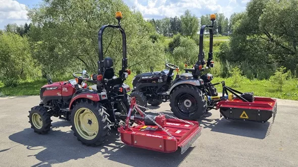 Косилка садовая Solis | Солис Light SLRSL-1,35 (1,35 м) - видео