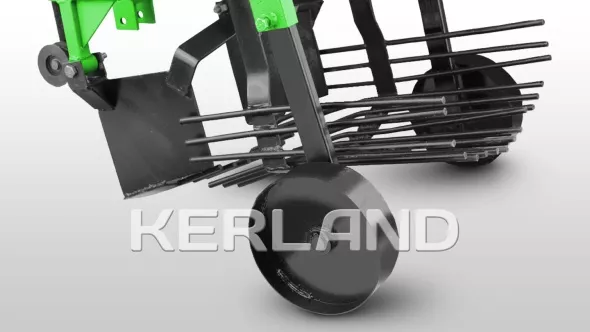 «Картофелекопалка вибрационно-грохотная Kerland | Керланд КМ1080 к мотоблоку с водяным охл.» - фото 8