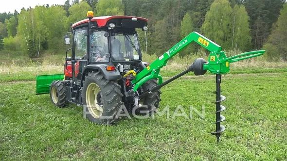 «Земляной бур Flagman | Флагман M2 20/60 + (кардан 120см/6х6/усиленный/со шпонкой)» - фото 5