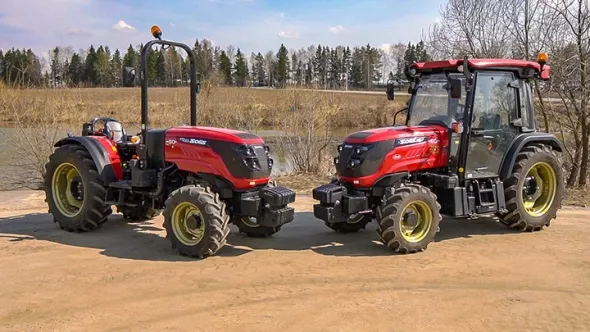 Трактор Solis-Gold | Солис-Голд 60GС A/С 4x4 12+12 Carraro Radial аgri 280-70R18 / 360-70R28 (с ПСМ) - видео 2