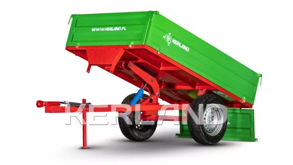 «Прицеп Kerland | Керланд П-2000/1 к мини-трактору (самосвальный)» - фото 6