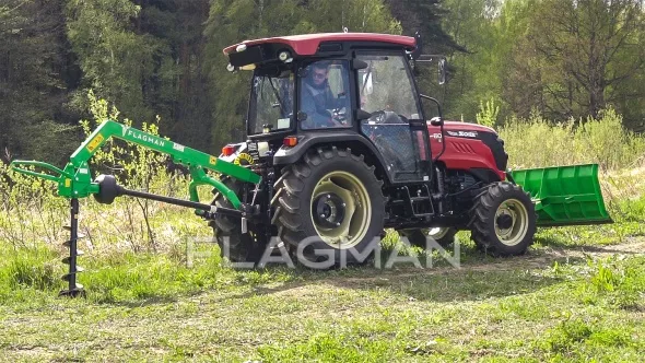 «Земляной бур Flagman | Флагман M2 20/60 + (кардан 120см/6х6/усиленный/со шпонкой)» - фото 4