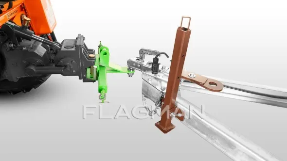 «Прицеп Flagman | Флагман ПТТ — 0,5-0,7 с ПТС к мини-трактору (универсальный)» - фото 4