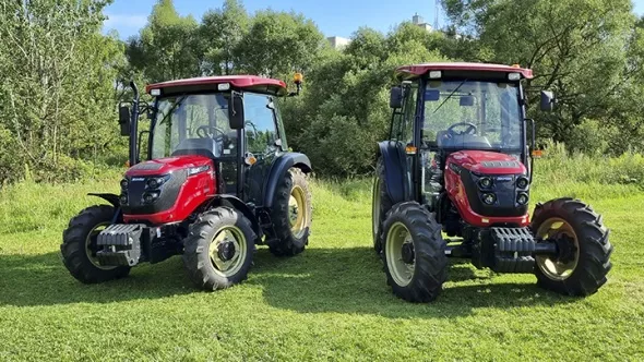 Трактор Solis-Gold | Солис-Голд 50С A/С 4x4 8+2 Radial agri 250-85R20 / 340-85R28 (с ПСМ) - видео 2