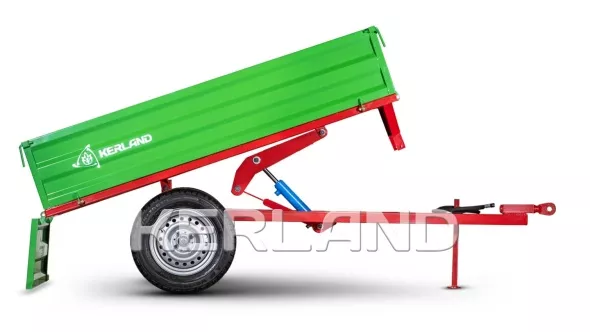 «Прицеп Kerland | Керланд П-2000/1 к мини-трактору (самосвальный)» - фото 9