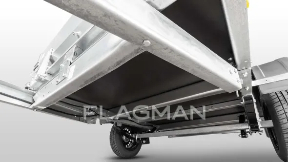 «Прицеп Flagman | Флагман ПТТ — 0,5-0,7 с ПТС к мини-трактору (универсальный)» - фото 23