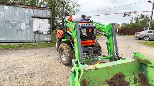 Отзыв клиента о тракторе Кентавр Т-244 с погрузчиком