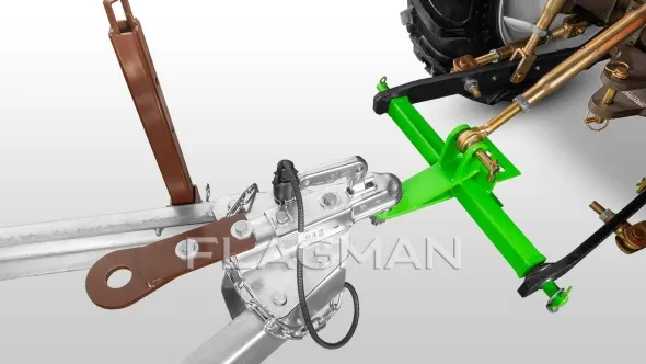 «Прицеп Flagman | Флагман ПТТ — 0,5-0,7 с ПТС к мини-трактору (универсальный)» - фото 7