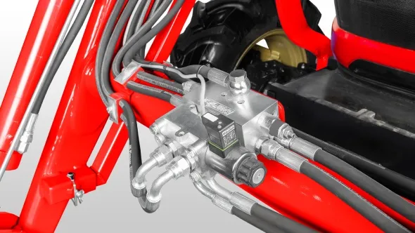 «Фронтальный погрузчик Solis | Солис (50 HP/Cabin/4x4/8F+2R/12F+12R) Челюстной ковш (4 in 1 bucket)» - фото 4