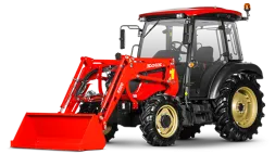 Фронтальный погрузчик Solis | Солис (50 HP/Cabin/4x4/8F+2R/12F+12R) Челюстной ковш (4 in 1 bucket) - фото