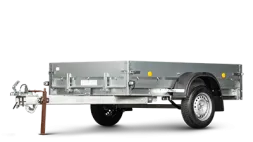 Прицеп Flagman | Флагман ПТТ — 0,5-0,7 с ПТС к мини-трактору (универсальный) - фото