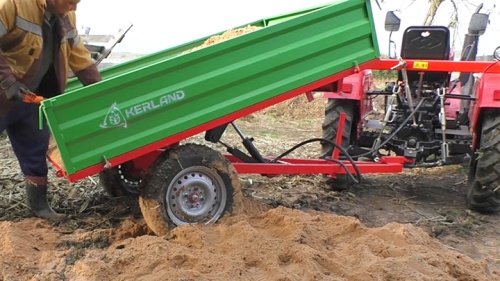 Отзыв на минитрактор Shifeng SF-244 с прицепом Kerland