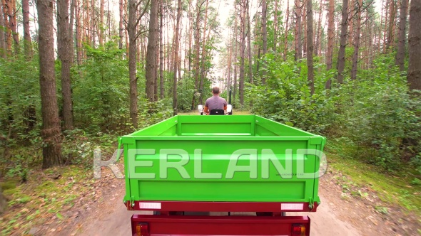 «Прицеп Kerland | Керланд П-3210 с ПСМ к трактору (самосвальный)» - фото 7