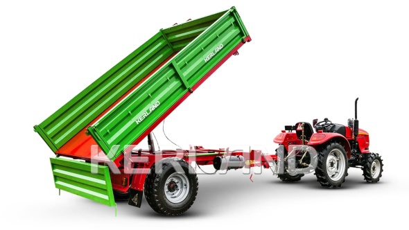 «Прицеп Kerland | Керланд П-3530 с ПСМ к трактору (самосвальный на три стороны)» - фото 24
