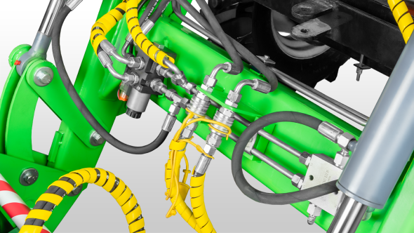 «Фронтальный погрузчик Kerland | Кентавр PRO Т-654 G2-500 (челюстной c джойстиком)» - фото 8