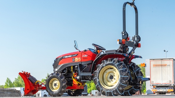 «Отвал Flagman | Флагман 1824 SG к трактору Solis 24 с пружинными амор. и гидроповоротом (1,6м)» - фото 4