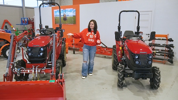 Трактор Solis-Gold | Солис-Голд 16 4x4 6+2 STD agri 5-12 / 8-18 (c ПСМ) - видео 2