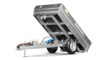 «Прицеп Flagman | Флагман C/ПТТ — 1,0 с ПСМ к мини-трактору (самосвальный)» - фото 6