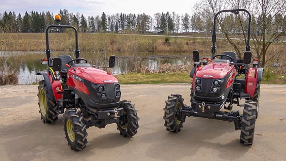 Трактор Solis-Gold | Солис-Голд 26 Mit 4x4 6+2 Radial agri 7.00-14 / 8.3-24 (с ПСМ) - видео 3