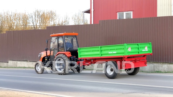 «Прицеп Kerland | Керланд П-3530 с ПСМ к трактору (самосвальный на три стороны)» - фото 7