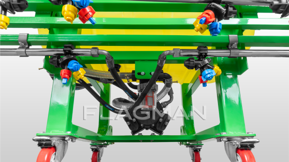 «Опрыскиватель полевой навесной Флагман | Flagman P300/1 (300 л) + (кардан 85см/6х6/со сваркой)» - фото 11