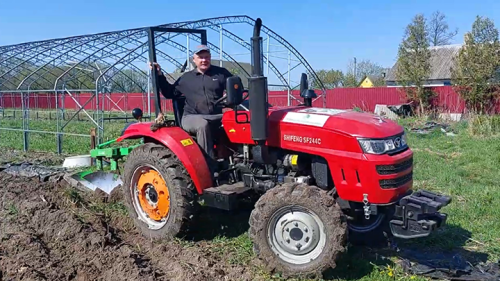 Отзыв клиента о тракторе Shifeng | Шифенг SF-254 (244С) с плугом