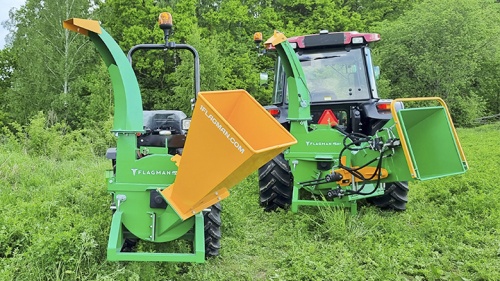 Обзор измельчителей веток Flagman