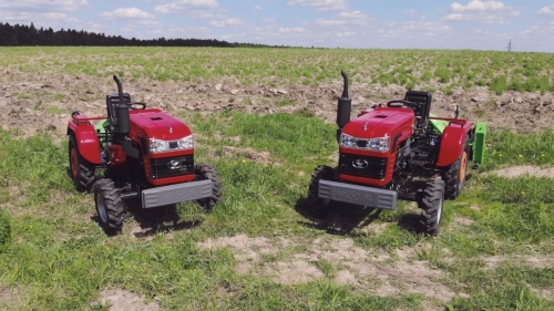 Сравнение  минитракторов  Shifeng 240 и 244