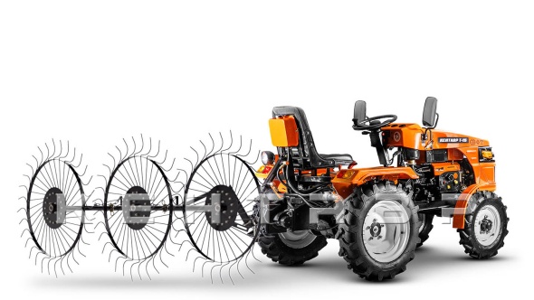 «Минитрактор Кентавр Т-5 LITE 6+2 (Toyokawa) STD agri 5,00-12 / 6,50-16 + (фреза/плуг)» - фото 40