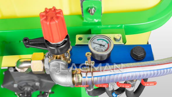 «Опрыскиватель полевой навесной Флагман | Flagman P300/1 (300 л) + (кардан 85см/6х6/со сваркой)» - фото 13