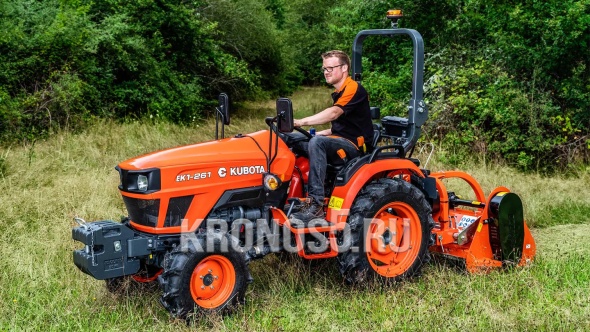 «Трактор Kubota | Кубота EK1-261 9+3 (Kubota India) STD agri 6.00-12 / 8.3-20 (с ПСМ)» - фото 2
