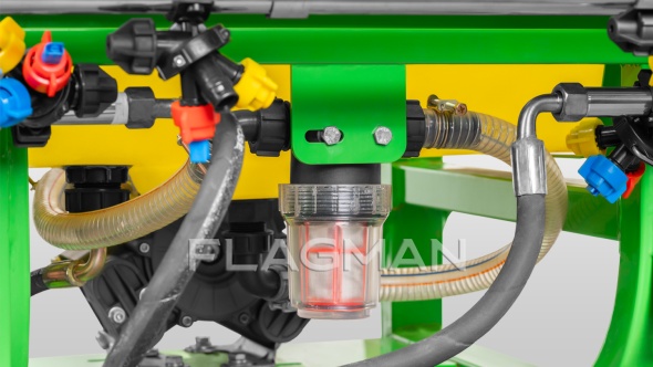 «Опрыскиватель полевой навесной Флагман | Flagman P400/1 (400 л) + (кардан 85см/6х6/со сваркой)» - фото 8