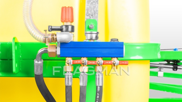 «Опрыскиватель полевой навесной Флагман | Flagman P400/1 (400 л) + (кардан 85см/6х6/со сваркой)» - фото 5