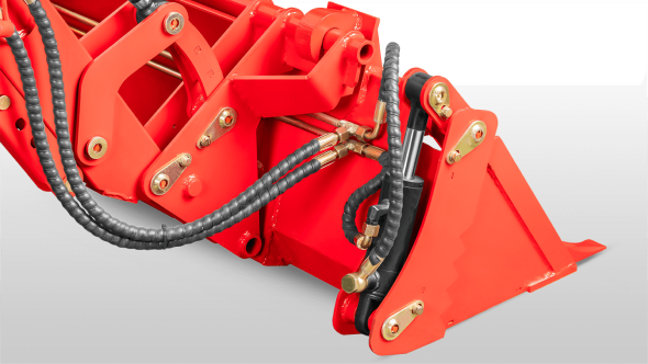 «Фронтальный погрузчик Flagman | Флагман PRO Solis 26 6+2-500 (челюстной с распределителем)» - фото 12