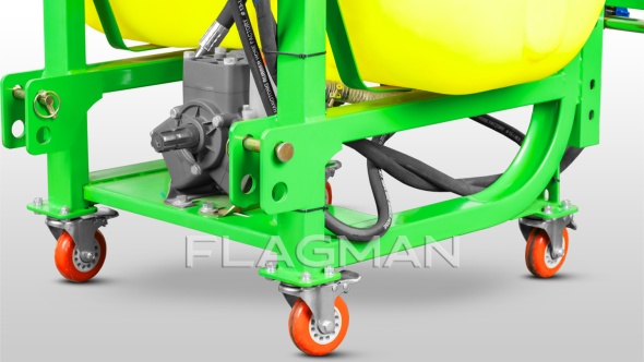 «Опрыскиватель полевой навесной Флагман | Flagman P400/1 (400 л) + (кардан 85см/6х6/со сваркой)» - фото 7