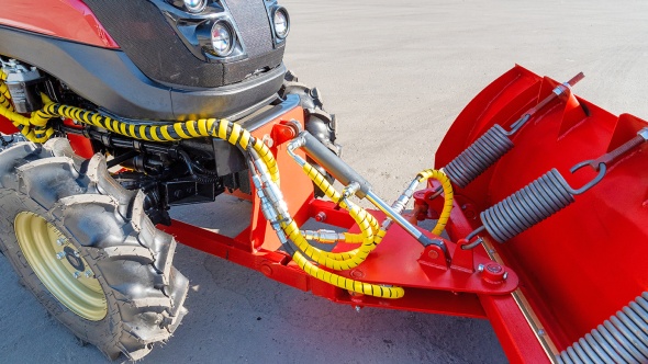 «Отвал Flagman | Флагман 1824 SG к трактору Solis 24 с пружинными амор. и гидроповоротом (1,6м)» - фото 8