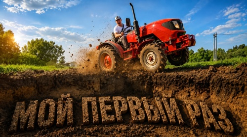 НОВИЧОК ВПЕРВЫЕ СЕЛ ЗА ТРАКТОР | Кентавр Т-254 PRO в работе с с плугом FLAGMAN