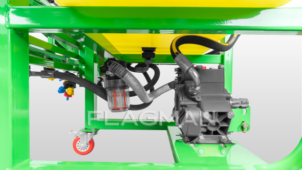 «Опрыскиватель полевой навесной Флагман | Flagman P300/1 (300 л) + (кардан 85см/6х6/со сваркой)» - фото 12